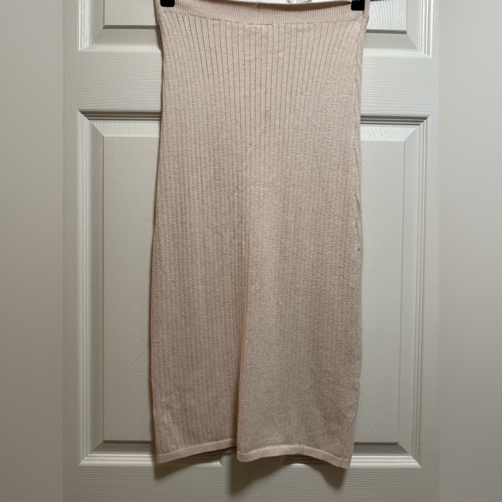 Free People Skyline Midi Skirt in Cream - Picture 6 of 11
